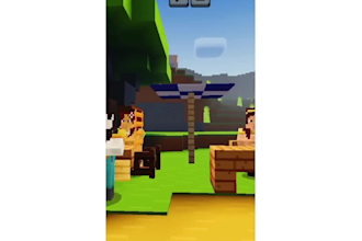 create a minecraft 3d animation