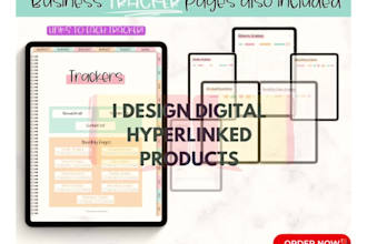 design etsy hyperlinked digital products etsy shop hyperlinked digital planner