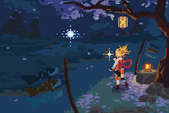 create pixel art animation or illustration
