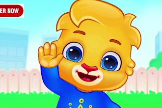 create eye catching and engaging learning kid video for your youtube channel