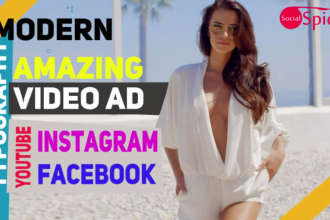 create modern short video ads  for your social media