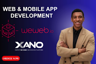 build your web application using weweb xano appsheet softr and draftbit
