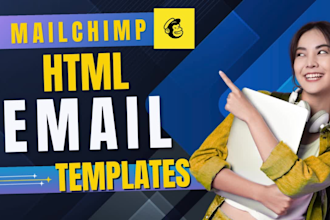 create responsive HTML email template on mailchimp, stripo, brevo, klaviyo