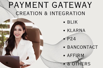 integrate p24 klarna and other payment gateway in shopify store using stripe