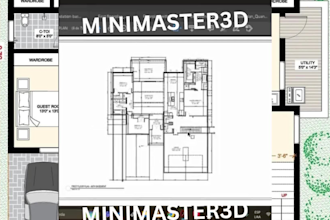 render architectural site plan, master plan, and structural drawings in sketchup