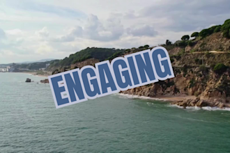 evaluate your message with eye cataching text animation designed to engage