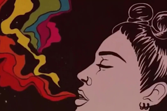 create an amazing psychedelic trippy visual music video