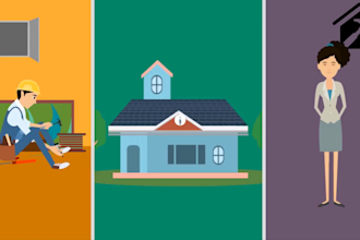 make home handyman 2d animated promo video