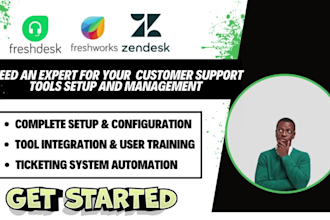 manage your freshdesk, zendesk, or freshworks system