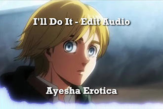 edit the audio of your choice