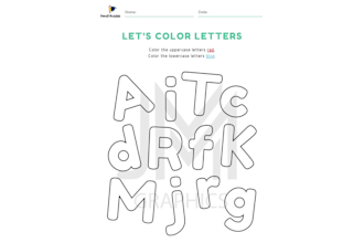 create printable worksheets for kindergarten
