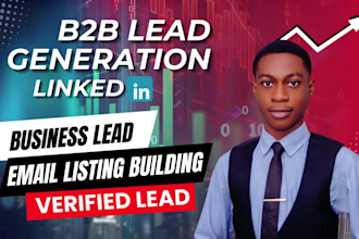 use linkedin sales navigator for b2b lead gen and email listing lead generation