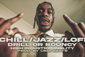 make a chill , jazzy or lofi drill beat for your rap song