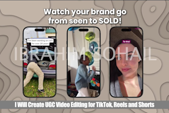 create ugc video editing for tiktok reels and shorts