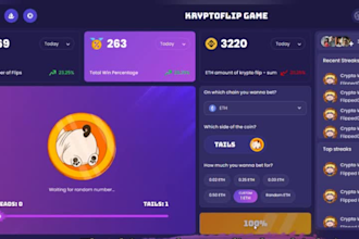 create web3 dapp and smart contract for any blockchain