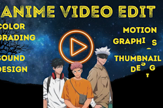 anime video editing anime trailer anime motion graphics anime amv anime music