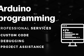write and debug arduino code for your electronics project