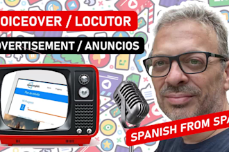 record your spanish castilian voice over spain for commercial and radio