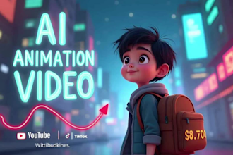create stunning ai video art ai stories videos ai tiktok ai animation in 24hrs