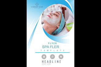 design HQ, professional, and creative spa, flayers