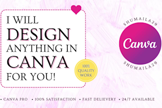 design anything in canva for you