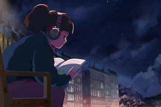 create a lofi loop animation music video for you