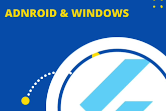 a professional flutter app for windows and android