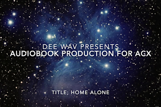 production master audio books voice over for acx