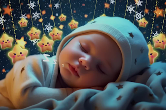 create lullaby baby sleep relaxing videos with your select image