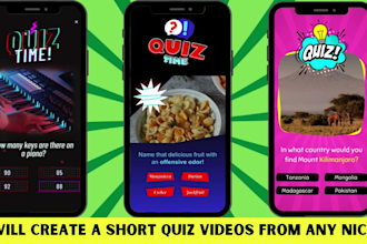 elevate your youtube shorts with my premium quiz videos