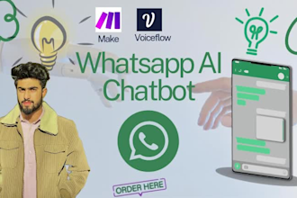 build a whatsapp chatbot, business chatbot with voiceflow
