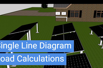 design solar pv system, sld, pvsyst report, project proposal