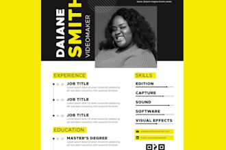 make professional resume, cv and cover letter templates