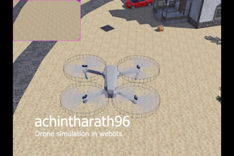 simulate your drone in webots
