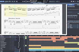 transcribe galneryus  songs into a tab or score