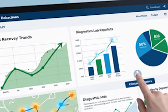 create healthcare data dashboards and analytics reports in power bi
