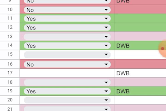 create conditional forwarding google sheet with complex formula