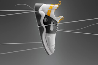 do 3d shoe animation, 3d shoe model, shoe design, 3d footwear animation