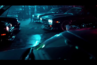 deliver a futuristic ai generated music video synced to your beat