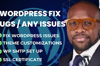 fix wordpress issues wp bug fixing wordpress errors bug elementor pro smtp ssl
