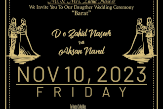 design invitation card and 15 video
