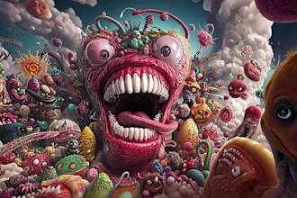 create ai generated psychedelic trippy music videos