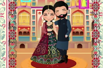 create  animated wedding invitation videos and wedding cards
