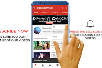 make subscribe and press bell icon youtube intro video