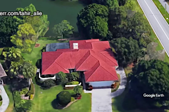 make real estate google earth studio video