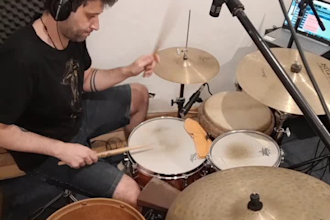 record authentic latin american drum set for your production