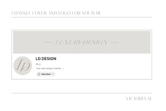 do channel cover, header design for youtube, social media