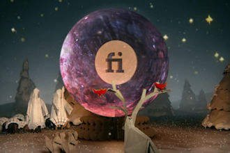 insert your logo in this stopmotion christmas ball