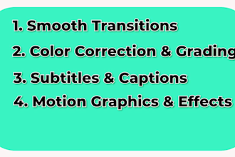 do expert video editing for youtube, google ads in 24 hours