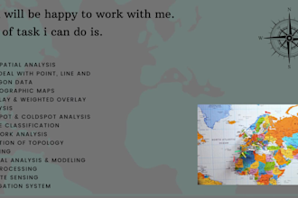 do spatial analysis, mapping and all other tasks in arcmap and erdas imagine